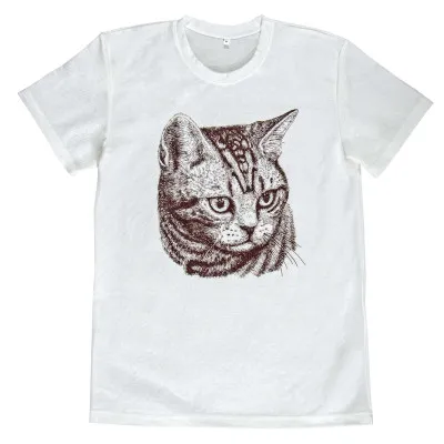 T-shirt with print Cat m.535 viscose TM Yaroslav